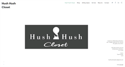 Desktop Screenshot of hushhushcloset.com